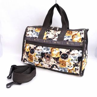 レスポートサック(LeSportsac)のLESPORTSAC / レスポートサック ◆2WAYバッグ/ハンド/ショルダー/ネコ柄/猫/マルチカラー 【バッグ/バック/BAG/鞄/カバン】 レディースファッション【中古】 [0220486169](ショルダーバッグ)