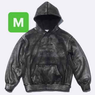 Supreme - Supreme x MM6 Foil Box Logo Hooded "M"