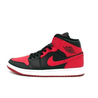 ナイキ(NIKE)のナイキ NIKE ■ 【 AIR JORDAN 1 MID BRED 554724 074 】 エア ジョーダン 1 ミッド ブレッド スニーカー　f21680(スニーカー)