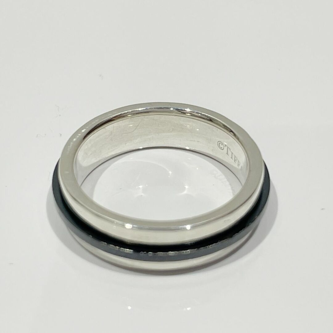 Tiffany & Co.(ティファニー)のTIFFANY&Co. リング・指輪 T TWO ナロー 13号 Tロゴ SV925 チタン メンズのアクセサリー(リング(指輪))の商品写真