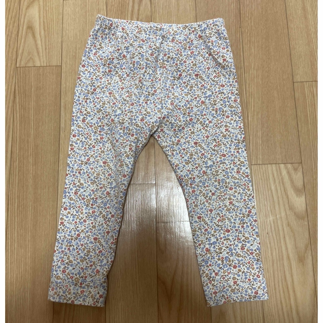 UNIQLO(ユニクロ)のユニクロ　レギンス　10分丈　90 キッズ/ベビー/マタニティのキッズ服女の子用(90cm~)(パンツ/スパッツ)の商品写真