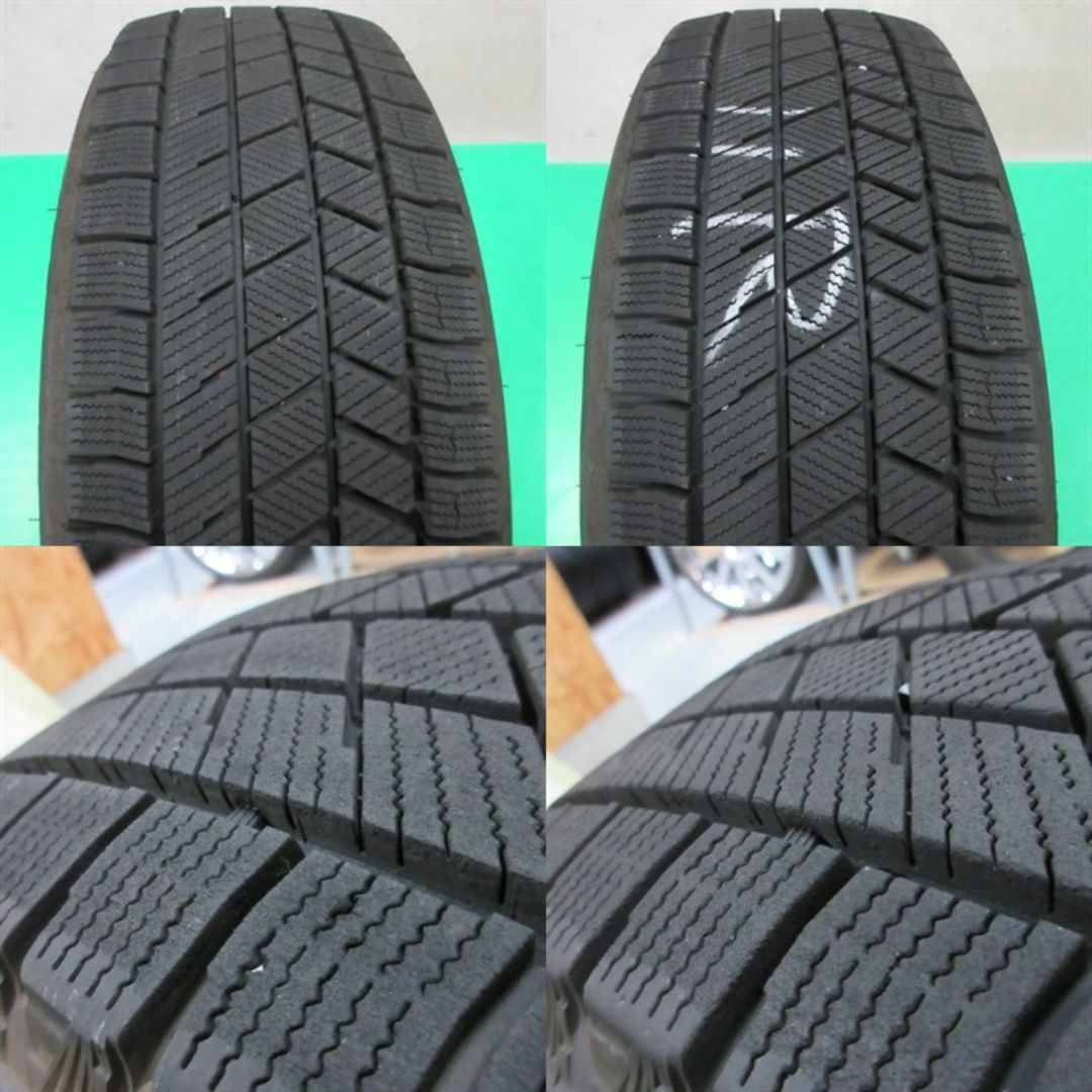 BRIDGESTONE(ブリヂストン)の良品 ヤリス 185/60R15 2021年バリ山スタッドレス アクア フィット 自動車/バイクの自動車(タイヤ)の商品写真