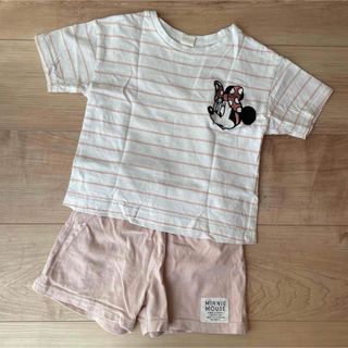 シマムラ(しまむら)のリトシー ミニーちゃん セットアップ 90サイズ(Tシャツ/カットソー)