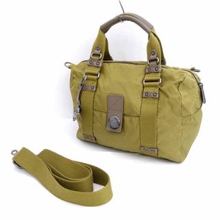 キプリング(kipling)のKIPLING / キプリング ◆2WAYショルダーバッグ/ ミニボストン/ナイロン/カーキ 【バッグ/バック/BAG/鞄/カバン】 レディースファッション【中古】 [0220486889](その他)