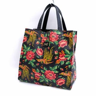 フェイラー(FEILER)のFEILER / フェイラー ◆トートバッグ/花柄/ナイロン/ブラック 【バッグ/バック/BAG/鞄/カバン】 レディースファッション【中古】 [0220486894](トートバッグ)