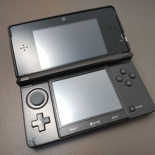 ニンテンドー3DS(ニンテンドー3DS)の安心の整備済み！◆任天堂3DS 中古本体◆コスモブラック◆34(携帯用ゲーム機本体)