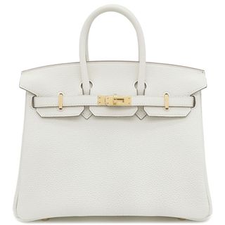 エルメス(Hermes)のエルメス HERMES ハンドバッグ バーキン25 トゴ マッシュルーム ゴールド金具 新品 未使用 オフホワイト  B刻印（2023年製） 【箱】【中古】(ハンドバッグ)