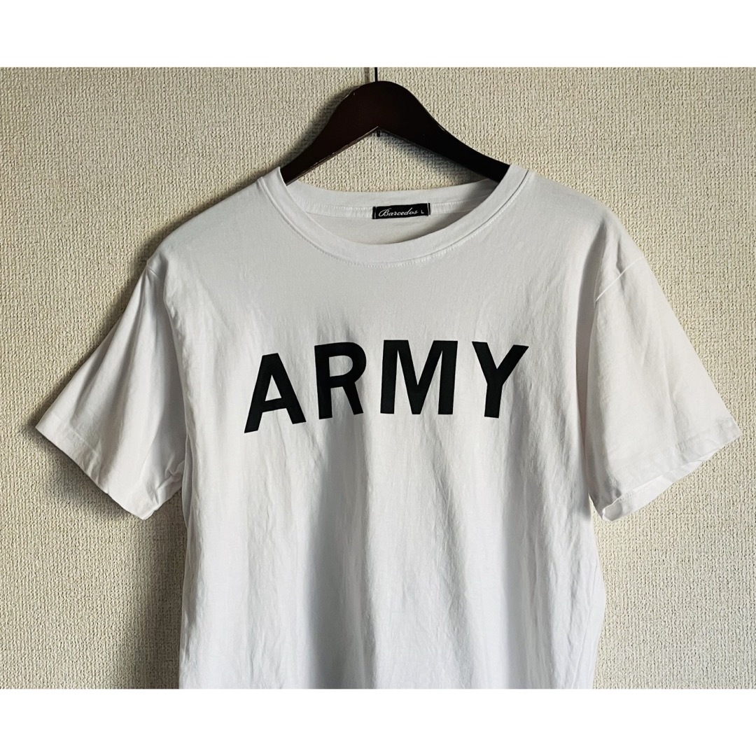 BARCEDOS(バルセドス)の◎ Barcedos＃ARMY Tシャツ☆Lサイズ メンズのトップス(Tシャツ/カットソー(半袖/袖なし))の商品写真