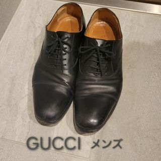 グッチ(Gucci)のGUCCI　メンズ　革靴　UK7 ブラック(ドレス/ビジネス)