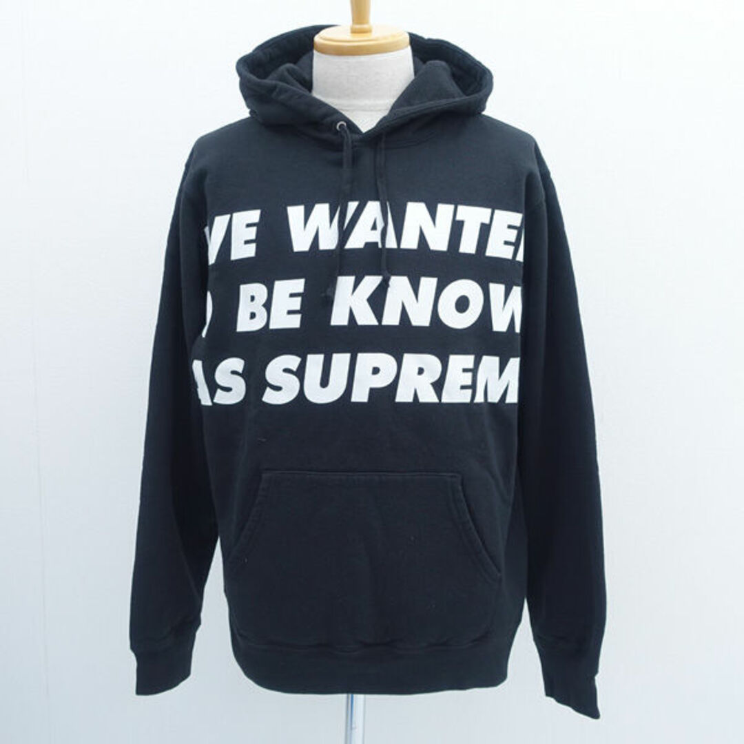 Supreme(シュプリーム)のSupreme / シュプリーム ◆プルオーバーパーカー/Known As Hooded Sweatshirt/ブラック/L 【メンズ/MEN/男性/ボーイズ/紳士】 メンズファッション【中古】 [0220487135] メンズのトップス(パーカー)の商品写真