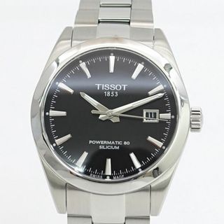 TISSOT ◆ジェントルマン オートマティック パワーマティック80 シリシウム シースルーバッグ 裏スケ 腕時計 T127.407.11.051.00 【メンズ/MEN/男性】【腕時計/ウォッチ/Watch】【自動巻】【中古】 [0220487185](腕時計(アナログ))