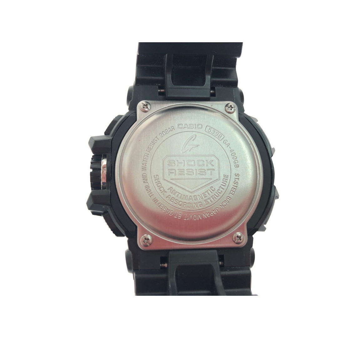 CASIO(カシオ)の▼▼CASIO カシオ メンズ腕時計 クオーツ デジアナウォッチ G-SHOCK Gショック GA-400GB ブラック メンズの時計(腕時計(アナログ))の商品写真
