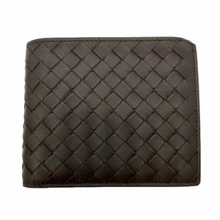 ボッテガヴェネタ(Bottega Veneta)のBOTTEGA ボッテガ 二つ折り財布 イントレチャート ブラウン 財布 2つ折り財布 折り畳み財布(折り財布)