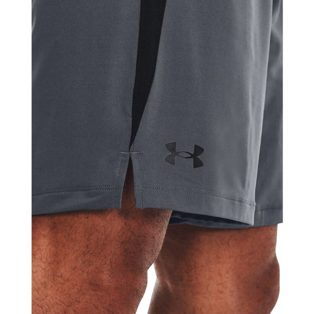 UNDER ARMOUR(アンダーアーマー)のアンダーアーマー　メンズ　ハーフパンツ　グレーXL　定価4950円　ストレッチ スポーツ/アウトドアのトレーニング/エクササイズ(その他)の商品写真