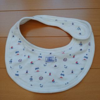 プチバトー(PETIT BATEAU)のプチバトー スタイ ビブ よだれかけ マリン PETIT BATEAU(スタイ/よだれかけ)