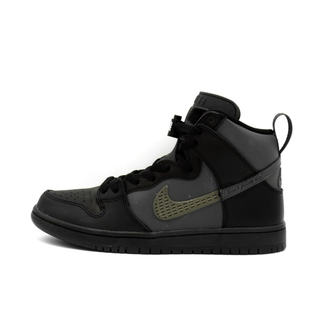 NIKE(ナイキ)のナイキ NIKE ■ 【 SB DUNK HIGH Pro PRM Black BV1052 001 】 SB ダンク プロ PRM  ブラック スニーカー　f21684 メンズの靴/シューズ(スニーカー)の商品写真