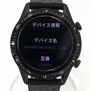 タブー(TaBoo)のHUAWEI / ファーウェイ ◆Watch GT2 46mm Sports スマートウォッチ マットブラック LTN-B19 家電【中古】 [0220487803](その他)