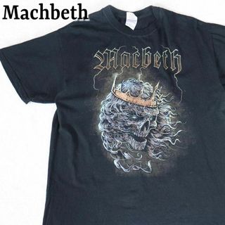 ミュージックティー(MUSIC TEE)のMACBETH マクベス シェイクスピア スカル Tシャツ 古着 M メンズ(Tシャツ/カットソー(半袖/袖なし))