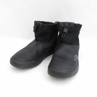 THE NORTH FACE / ノースフェイス ◆レインブーツ/ベース キャンプ/ブラック/24cm NF52142 【レディース/ガールズ/LADY/女性/婦人】【靴/クツ/シューズ/SHOES】 レディースファッション【中古】 [0220487956](レインブーツ/長靴)