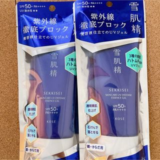 セッキセイ(雪肌精)の未開封】 雪肌精 スキンケアＵＶエッセンスジェル 日焼け止め ウォータープルーフ(日焼け止め/サンオイル)