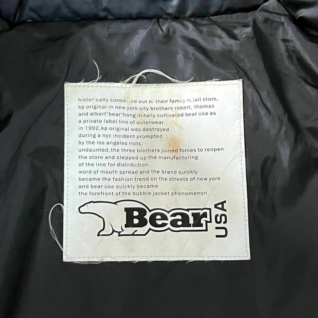 Bear USA(ベアー)の極厚 bear USA ベア―USA ダウンジャケット ファー メンズ ブラック メンズのジャケット/アウター(ダウンジャケット)の商品写真