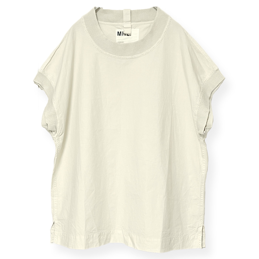 MARGARET HOWELL(マーガレットハウエル)のMHL. マーガレットハウエル HIGHCOUNT COTTON LINEN レディースのトップス(シャツ/ブラウス(半袖/袖なし))の商品写真