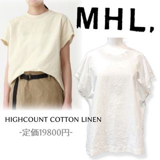 マーガレットハウエル(MARGARET HOWELL)のMHL. マーガレットハウエル HIGHCOUNT COTTON LINEN(シャツ/ブラウス(半袖/袖なし))