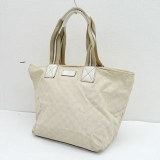 グッチ(Gucci)のGUCCI / グッチ ■GGグッチ キャンバス トートバッグ ベージュ シェリーライン 131231-204991 【バッグ/バック/BAG/鞄/カバン】 ブランド【中古】 [0990013132](トートバッグ)