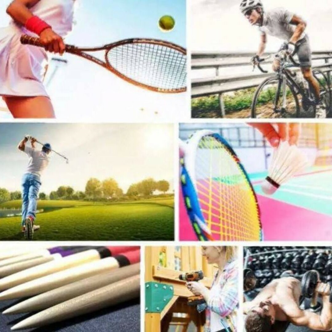 グリップテープ 桃 5個 テニス 卓球 バドミントン 登山 自転車 釣り スポーツ/アウトドアのテニス(ラケット)の商品写真