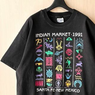 ヘインズ(Hanes)の90s USA製古着　ヴィンテージ　ヘインズ　イベントTシャツ　グラフィック(Tシャツ/カットソー(半袖/袖なし))