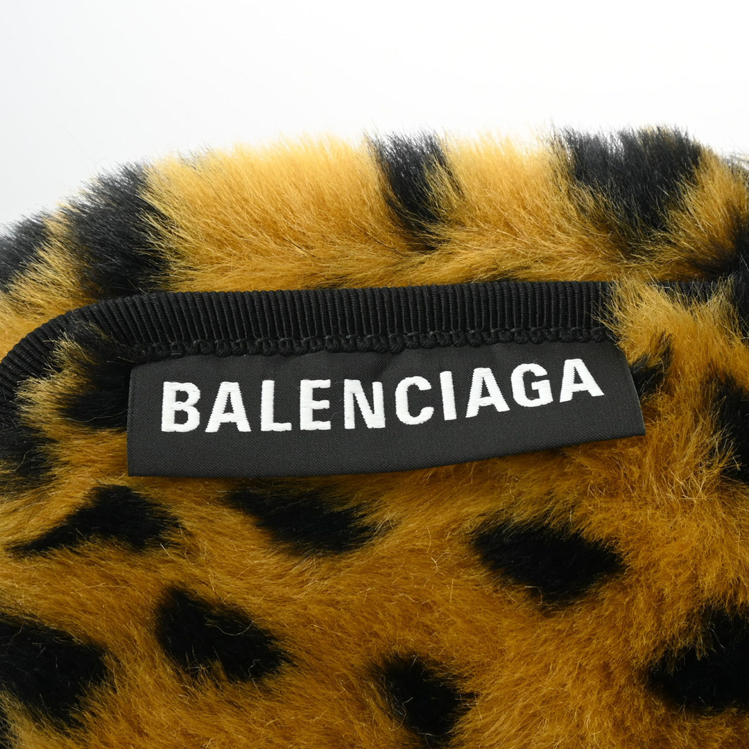 Balenciaga(バレンシアガ)の中古 バレンシアガ BALENCIAGA 593329 レディース ボディバッグ イエロー/ブラック ファー レディースのバッグ(ボディバッグ/ウエストポーチ)の商品写真