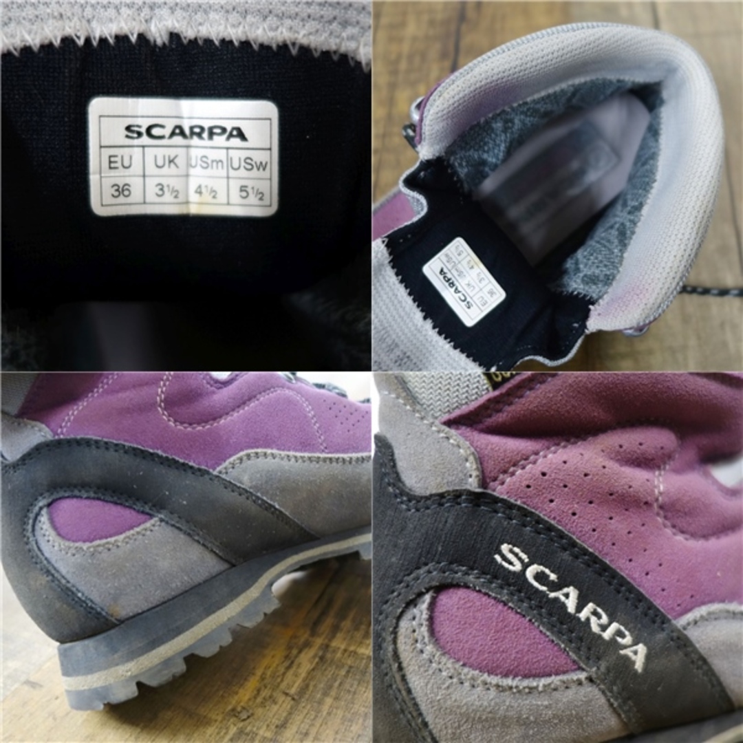 スカルパ SCARPA ミトス GTX EU36 GORE TEX ゴアテックス 登山靴 トレッキング ハイキング シューズ アウトドア EU36 UK3.5 Usｍ4.5 Usｗ5.5 メンズの靴/シューズ(ブーツ)の商品写真