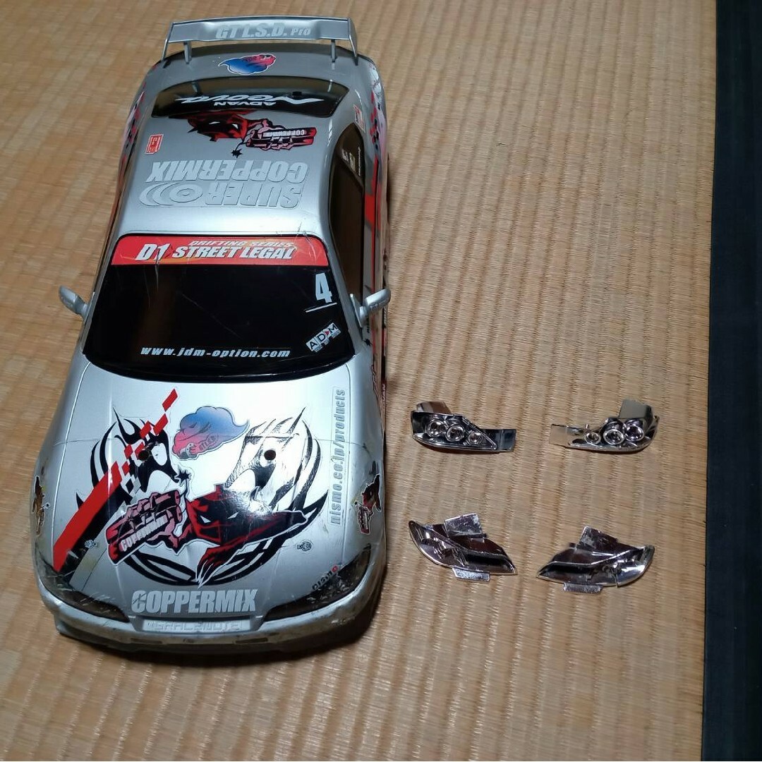 タミヤ　1/10　ボディ　セット　シルビア　S15 エンタメ/ホビーのおもちゃ/ぬいぐるみ(ホビーラジコン)の商品写真