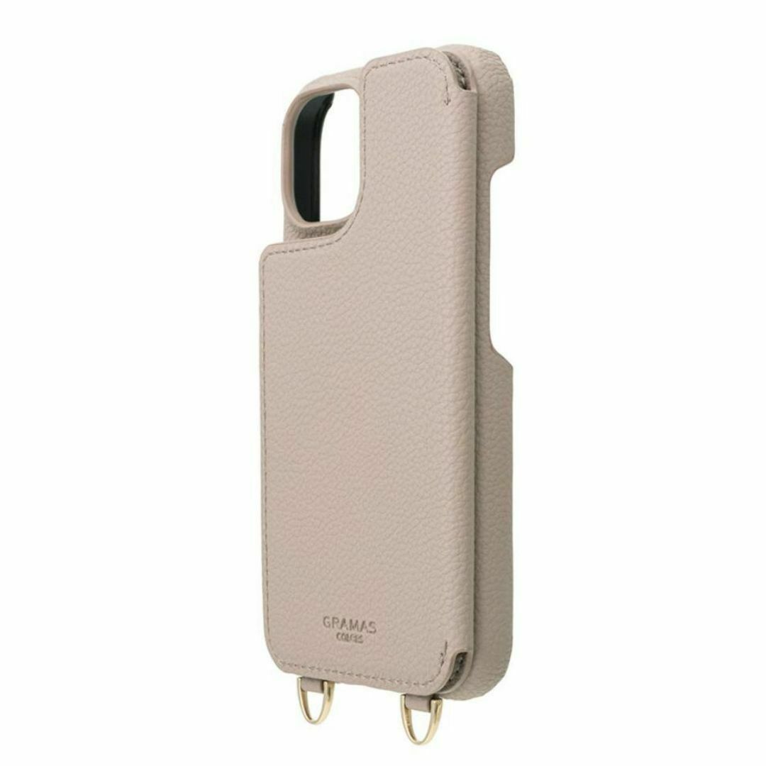 GRAMAS(グラマス)のPUレザー GRAMAS iPhone 15 ショルダー BK 7663 スマホ/家電/カメラのスマホアクセサリー(iPhoneケース)の商品写真