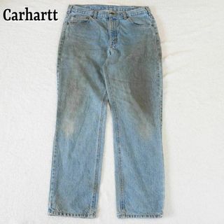 carhartt - carhartt デニムパンツ ジーンズ 古着 ユーズド ワーク ストレート