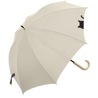 ブラックコーティング 晴雨兼用 50cm テキスタイル 長傘(傘)