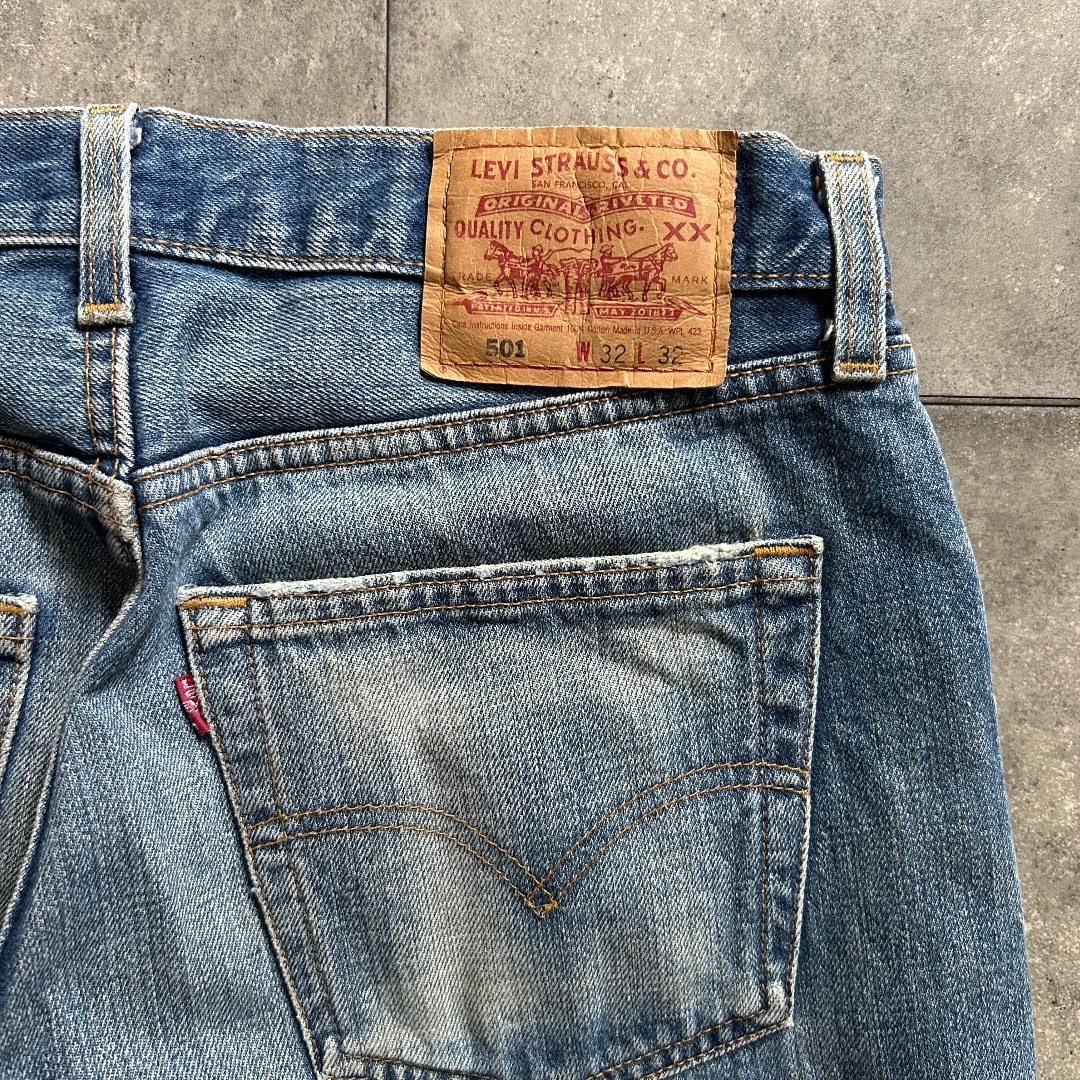Levi's - 90s リーバイス501 USA製 25×32 濃紺の通販 by 【古着
