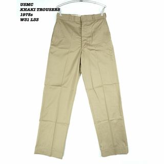 ミリタリー(MILITARY)のUSMC KHAKI CTN/POLY TWILL TROUSERS PA033(スラックス)