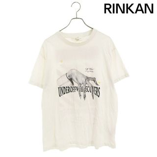 オフホワイト(OFF-WHITE)のオフホワイト ×アンダーカバー UNDERCOVER  19AW  OMAA061G19877011 バイアス/ハンドプリントTシャツ メンズ M(Tシャツ/カットソー(半袖/袖なし))