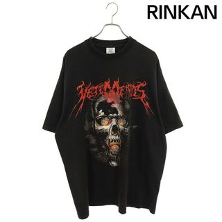 ヴェトモン(VETEMENTS)のヴェトモン  17AW  OVERSIZED HEAVY METAL PRINT TEE MAH18TR34 オーバーサイズヘビーメタルスカルプリントTシャツ メンズ XS(Tシャツ/カットソー(半袖/袖なし))