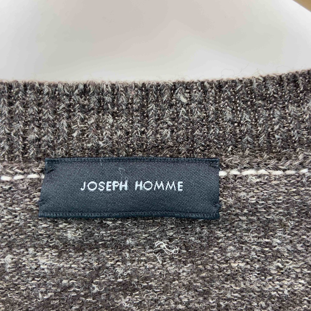 JOSEPH(ジョゼフ)のJOSEPH HOMME ジョセフオム レディース ニット ブラウン メランジ Vネック 毛混 メンズのトップス(ニット/セーター)の商品写真