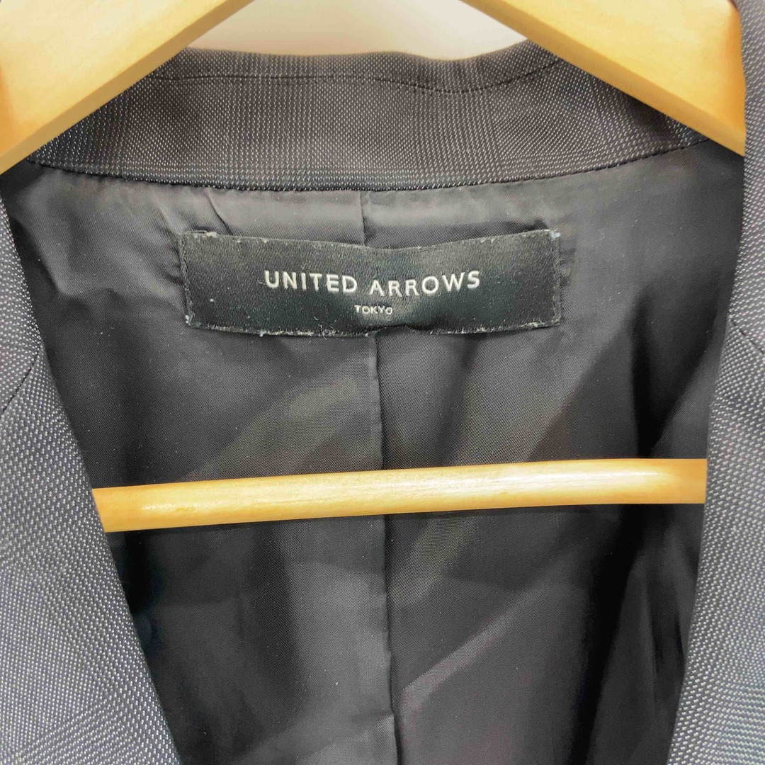 UNITED ARROWS(ユナイテッドアローズ)のUNITED ARROWS ユナイテッドアローズ レディース テーラードジャケット セットアップ パンツスーツ上下 チェック柄 レディースのフォーマル/ドレス(スーツ)の商品写真