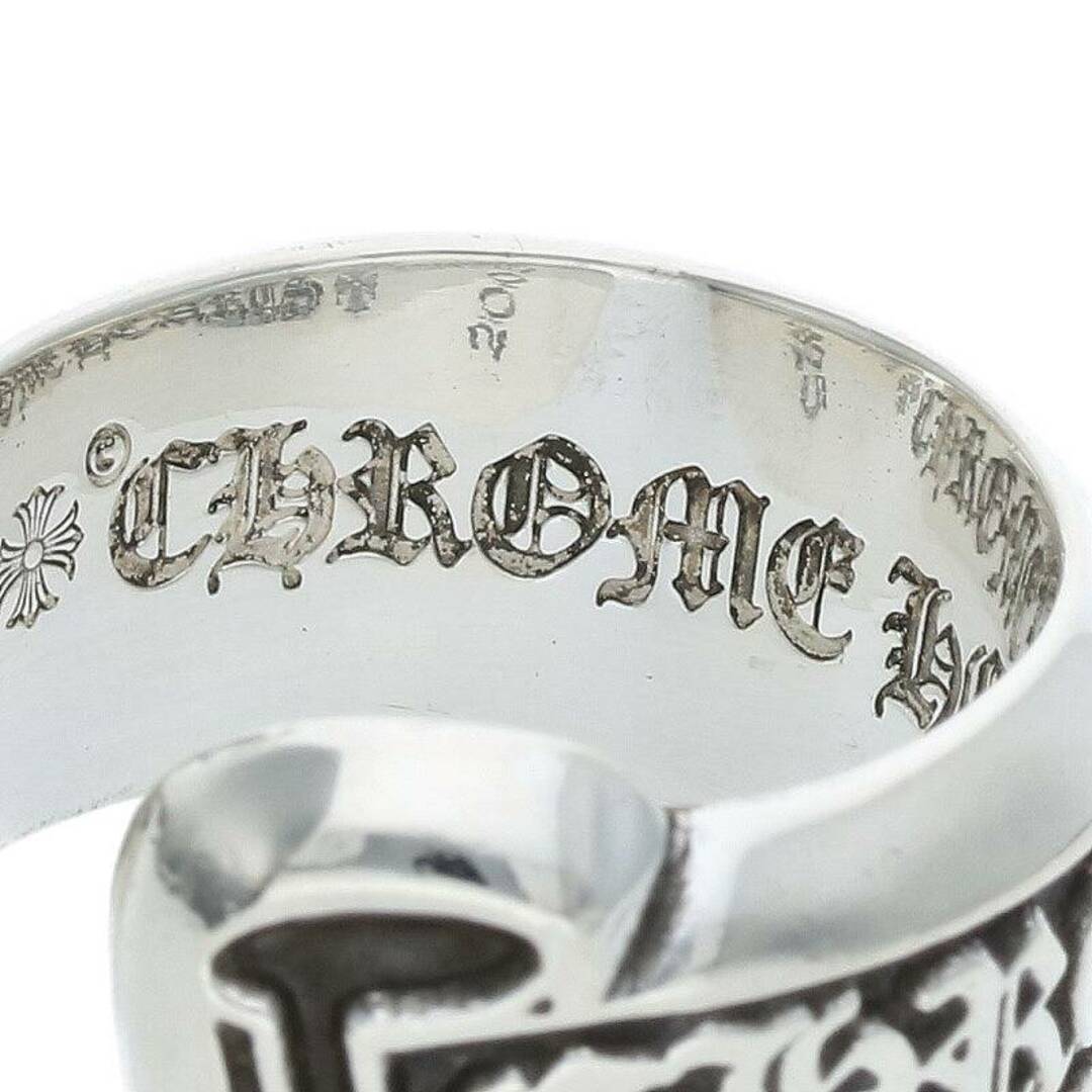 Chrome Hearts(クロムハーツ)のクロムハーツ  SM SCROLL LABEL/スモールスクロールラベル シルバーリング メンズ 14号 メンズのアクセサリー(リング(指輪))の商品写真