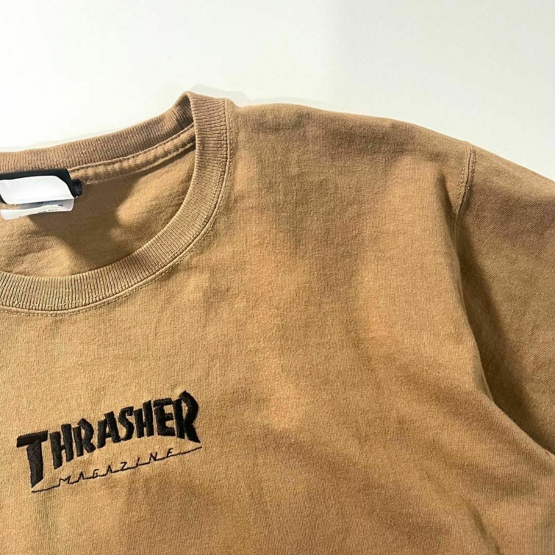 THRASHER(スラッシャー)のthrasher スラッシャー 半袖 Tシャツ フロント センターロゴ 刺繍 メンズのトップス(Tシャツ/カットソー(半袖/袖なし))の商品写真