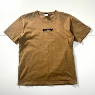 thrasher スラッシャー 半袖 Tシャツ フロント センターロゴ 刺繍