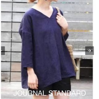 JOURNAL STANDARD relume - ジャーナルスタンダード　 No66リネンセイヒンゾメ Vネックブラウス