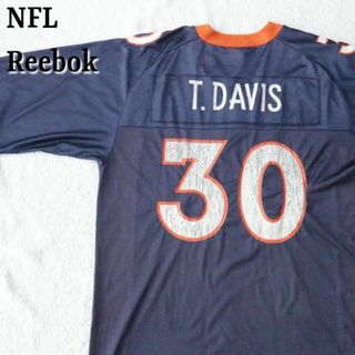 リーボック(Reebok)のNFL BRONCOS 30 Davis ゲームシャツ ユニフォーム リーボック(Tシャツ/カットソー(半袖/袖なし))