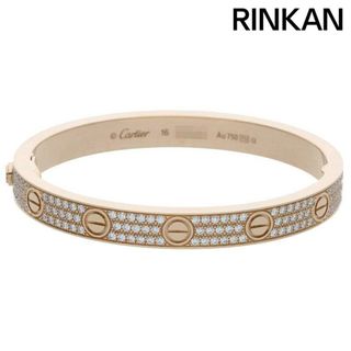 カルティエ(Cartier)のカルティエ  LOVE BRACELET DIAMONDS K18PGダイヤラブブレスレット メンズ 16(ブレスレット)