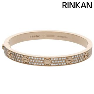 カルティエ(Cartier)のカルティエ   LOVE BRACELET DIAMONDS K18PGダイヤラブブレスレット メンズ 17(ブレスレット)