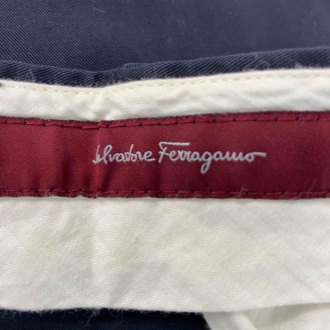 Salvatore Ferragamo(サルヴァトーレフェラガモ)のSalvatore Ferragamo サルヴァトーレフェラガモ メンズ スラックス イタリア製 ブラック メンズのパンツ(スラックス)の商品写真